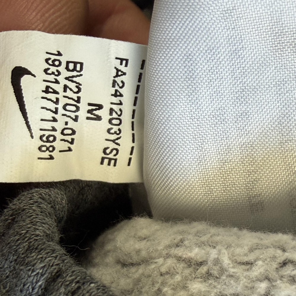 Nike Sweatpants Mens Medium Club Fleece Straight Leg Elastic Waist BV2707-071 - Picture 6 of 13